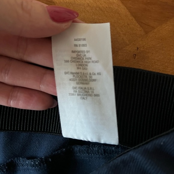 Jason Wu Navy Pants Size 10 - Picture 8 of 9